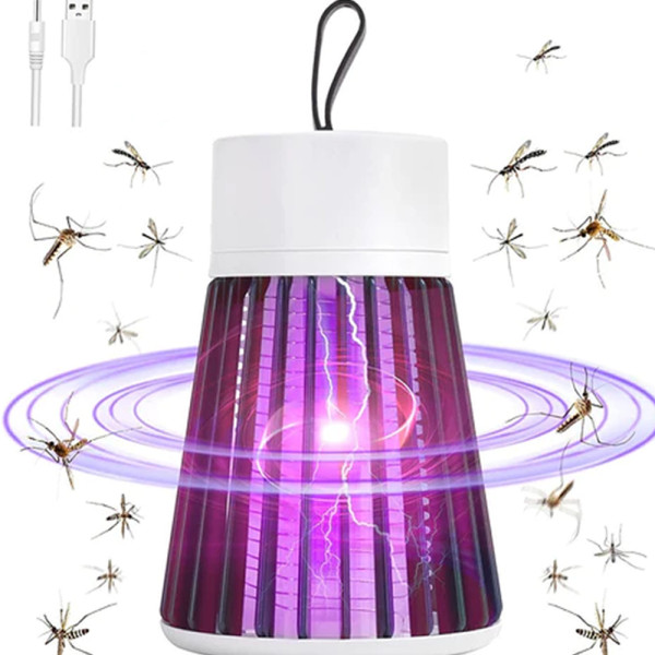 Luminária LED Repelente Elétrico Armadilha Ultra...