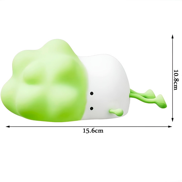 Luminária Lâmpada Infantil Repolhinho LED Silicone