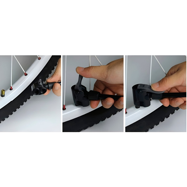 Mini Bomba de Ar Portátil 120PSI Pneu Bicicleta Carro Bola