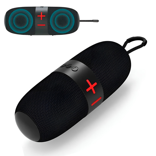 Mini Caixa de Som Bluetooth Recarregável TWS Port...