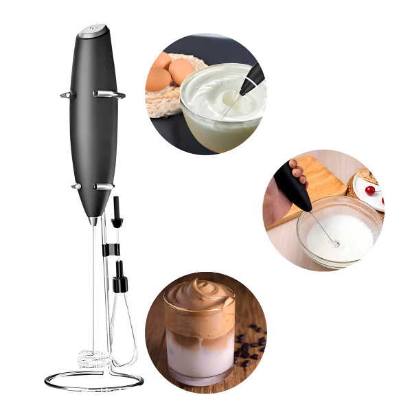 Mini Mixer Misturador com Suporte 2 Pontas Portátil