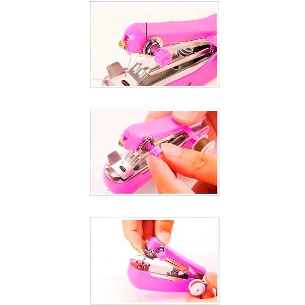 Mini Máquina Costura de Bolso Portátil Reparo Ferramenta