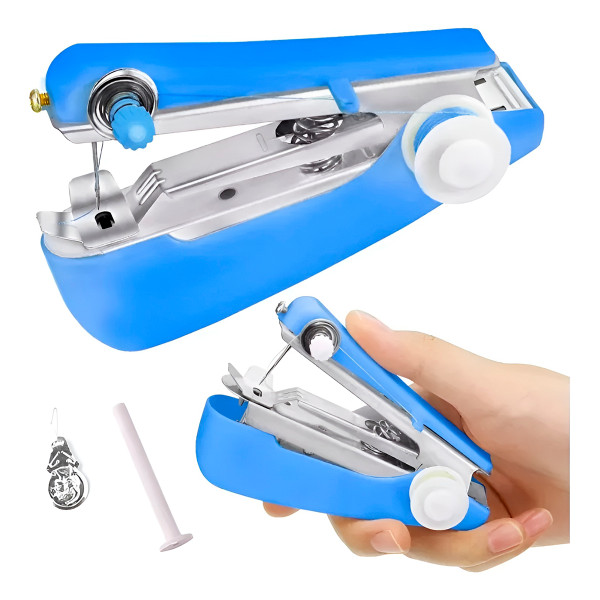 Mini Máquina Costura de Bolso Portátil Reparo Ferramenta