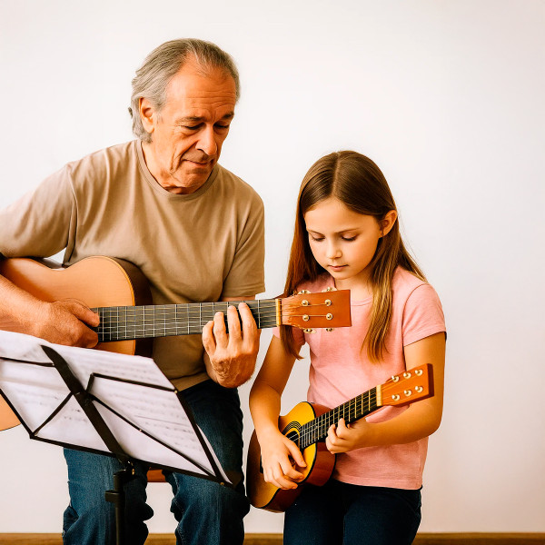Mini Violão Instrumento Musical Infantil Corda de Aço