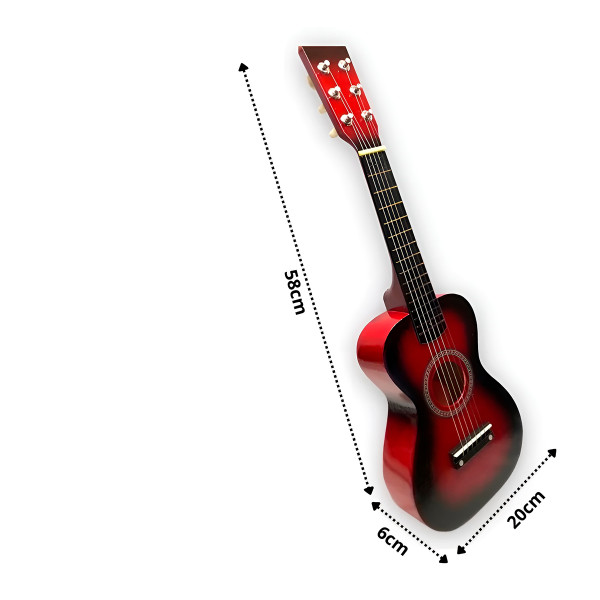 Mini Violão Instrumento Musical Infantil Corda de Aço