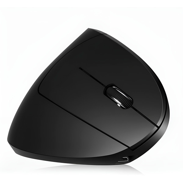 Mouse Vertical Sem Fio Wireless Bluetooth Receptor