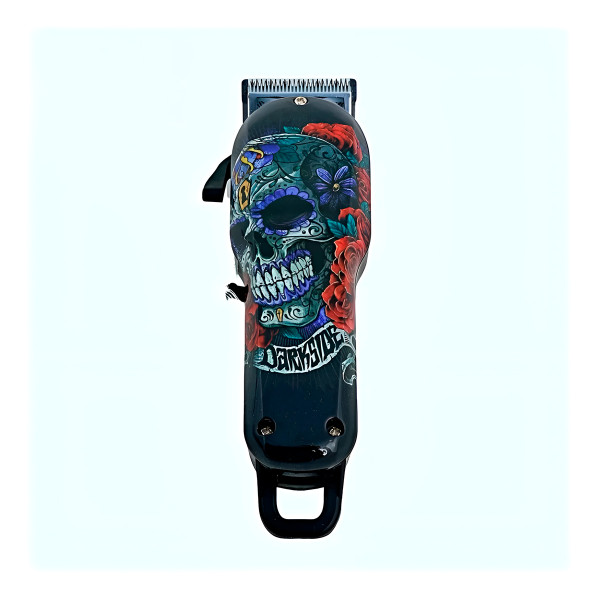 Máquina Profissional Cortar Cabelo Caveira Bivolt...