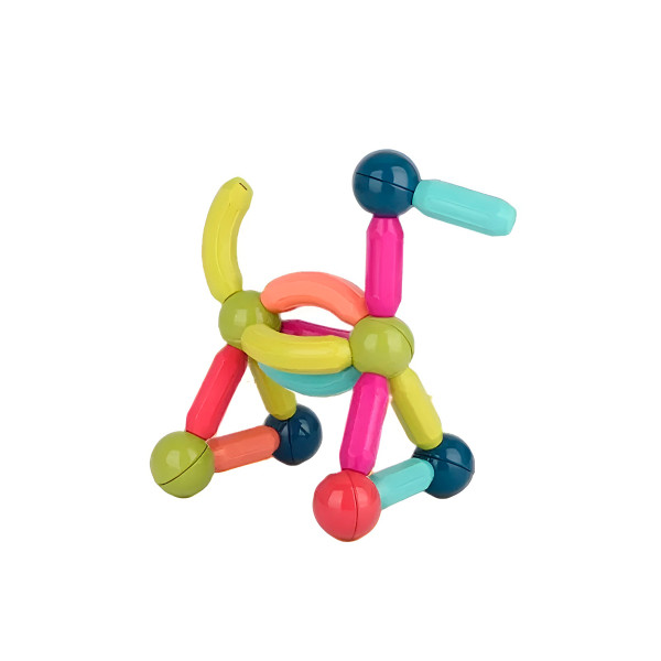 Peças Magnéticas Montar 56 Peças Brinquedos Criança