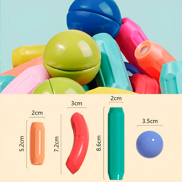 Peças Magnéticas Montar 56 Peças Brinquedos Criança