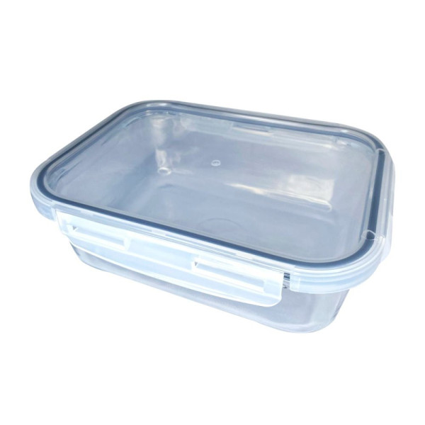 Pote de vidro hermetico para alimentos com tampa p...
