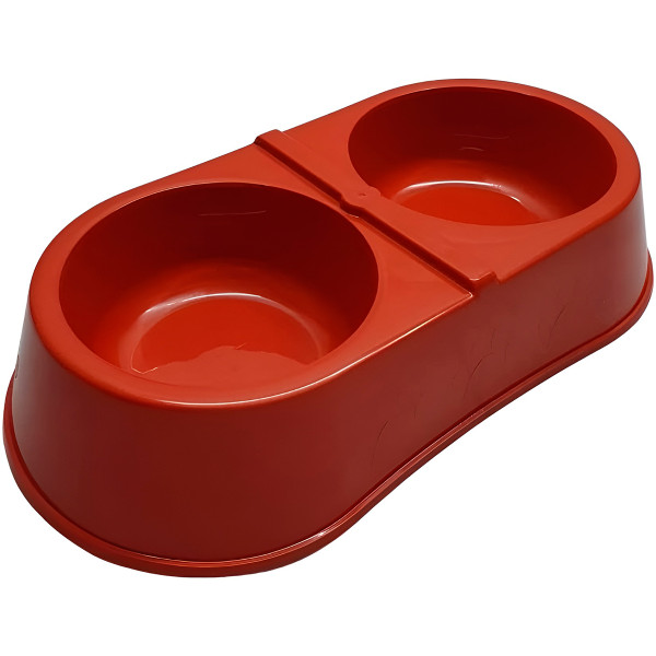 Pote Vasilha Comedouro Duplo Água Ração Cachorr...