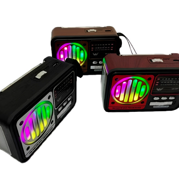 Rádio Bluetooth Vintage Recarregável Portátil L...