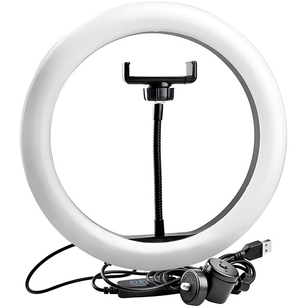 Ring Light 12 Polegadas com Suporte LED Luz Foto V...