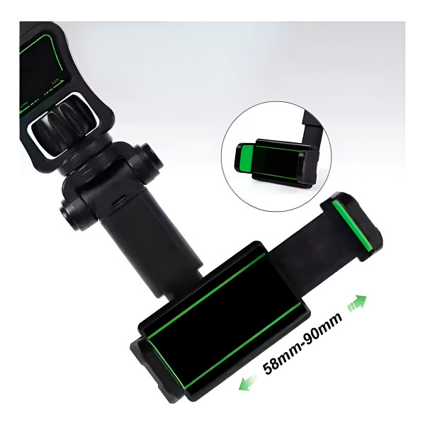 Suporte Retrovisor Veicular Celular 360 Graus Articulado