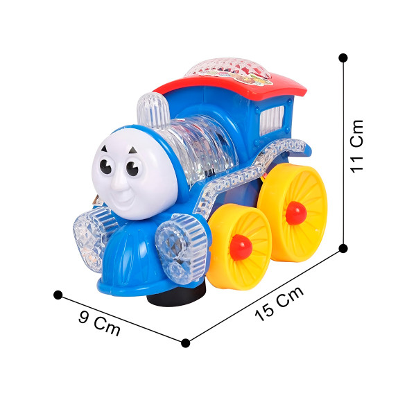 Trenzinho Locomotiva Brinquedo Infantil Luz Som Bate e Volta