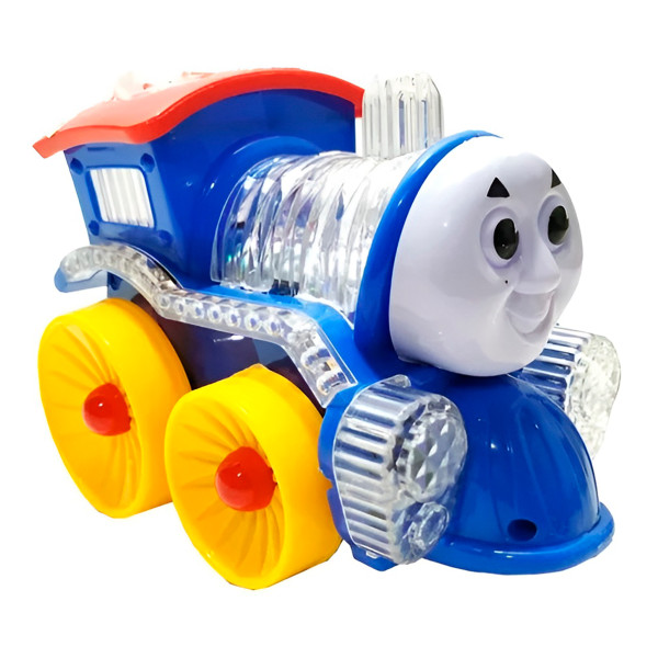 Trenzinho Locomotiva Brinquedo Infantil Luz Som Bate e Volta