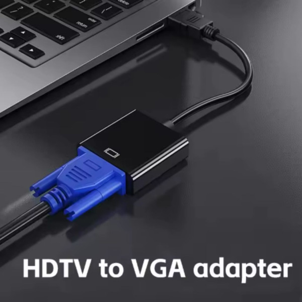Cabo Adaptador Hdmi Para Vga Para Tv Pc Notebook Monitor