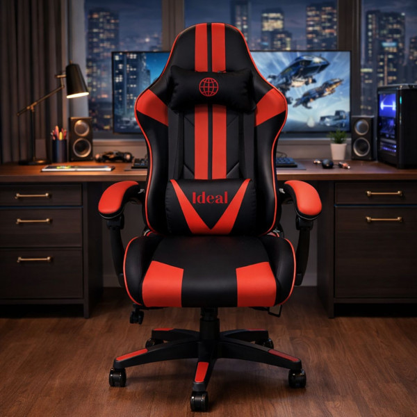 Cadeira Gamer Ergonômica Escritório com Apoios R...