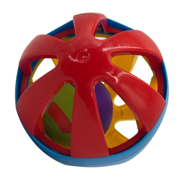 Conjunto Educativo com Torre e Bola Chocalho – Estímulo Sensorial para Bebês