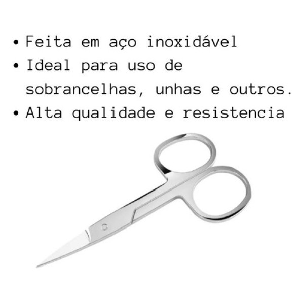 Tesoura Caerus CRS 5100 Inox 9cm – Precisão e Durabilidade para Cortes Perfeitos