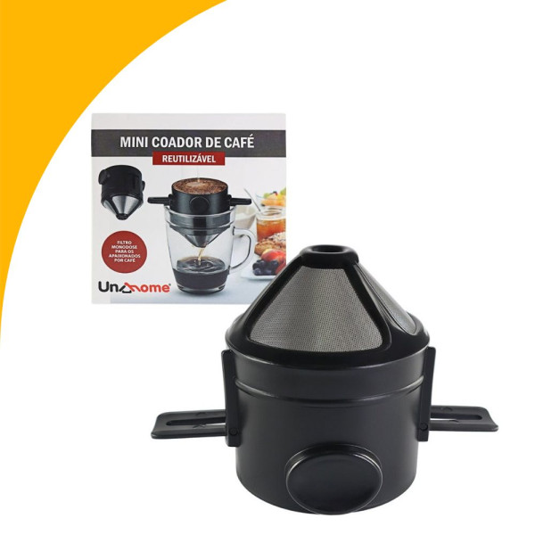 Mini Filtro Coador de Café Portátil Reutilizáve...