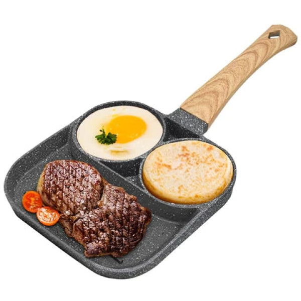 Frigideira Multifuncional 3 em 1 Antiaderente | Praticidade na Cozinha