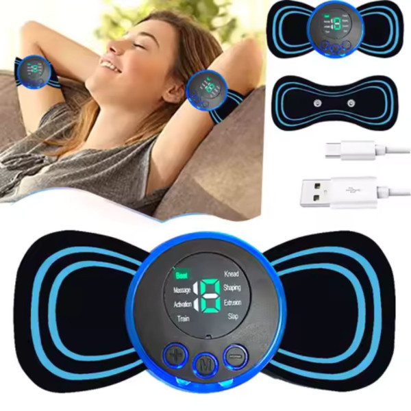 Massageador Eletroterapia EMS – Alívio Imediato de Dores
