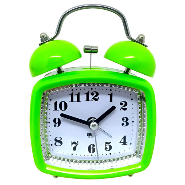 Relógio Despertador Analógico Retrô com Campainha Pequeno